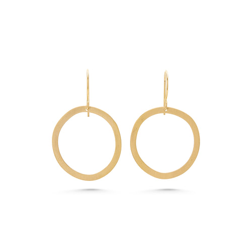 Geometrica Gold Circle Earrings
