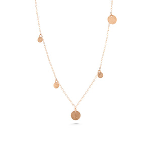 Gold Multi Droplet Necklace